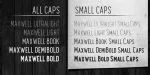 Maxwell Sans Font