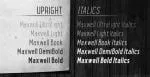 Maxwell Sans Small Caps Bold Font