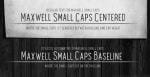 Maxwell Sans Small Caps Bold Font