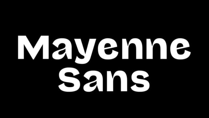 Mayenne sans regular Font
