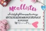 Mcallister Brush Script
