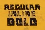Mecha Display Font