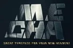Mecha Display Font