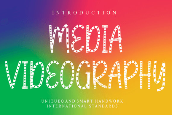 Media Videography Font