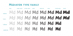 Mediator Font