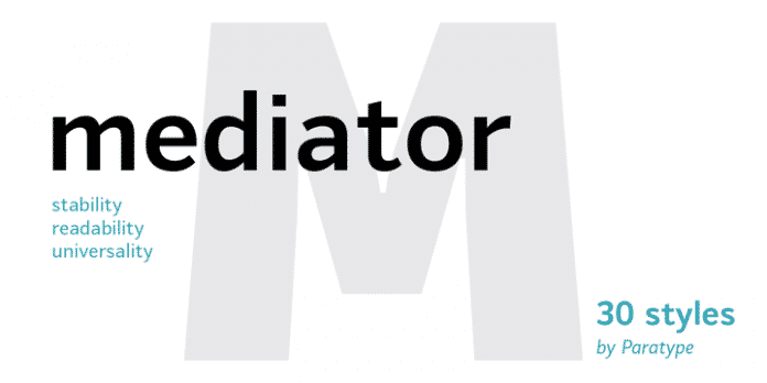 Mediator Font