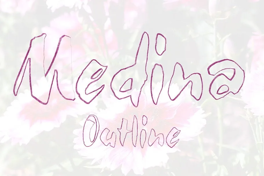 Medina Brush Font 