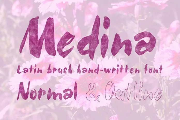 Medina Brush Font