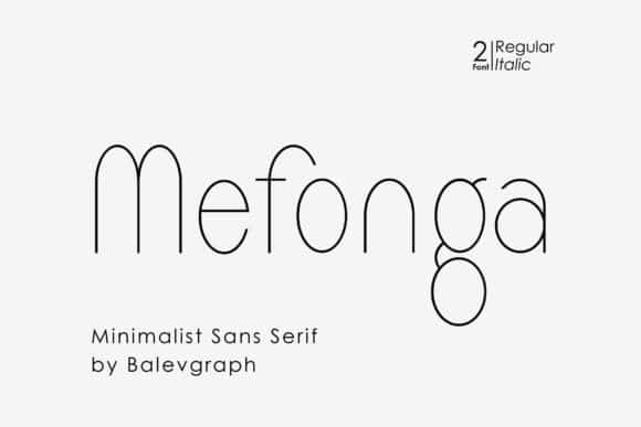 Mefonga Font