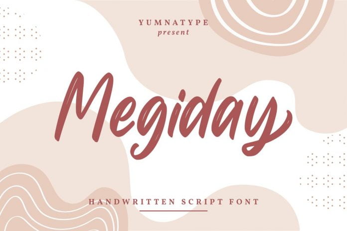 Megiday-Elegant Handwritten Font