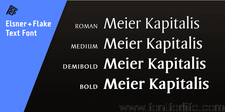 Meier Kapitalis Font