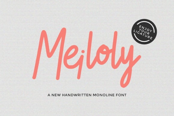 Meiloly Font