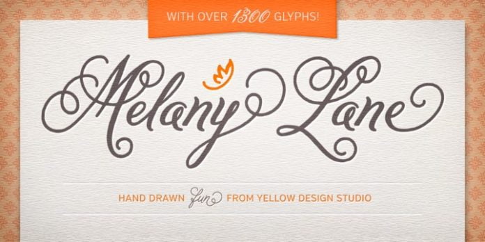 Melany Lane Font
