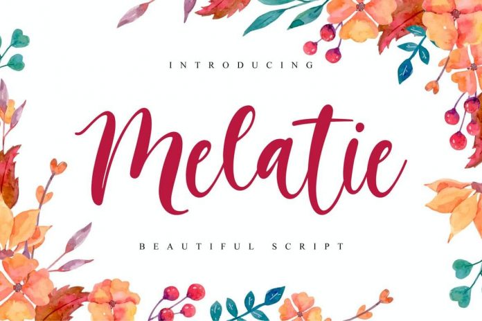 Melatie - Beautiful Script