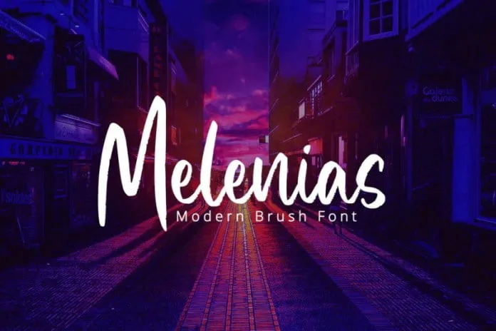 Mentol Signature - Monoline Font