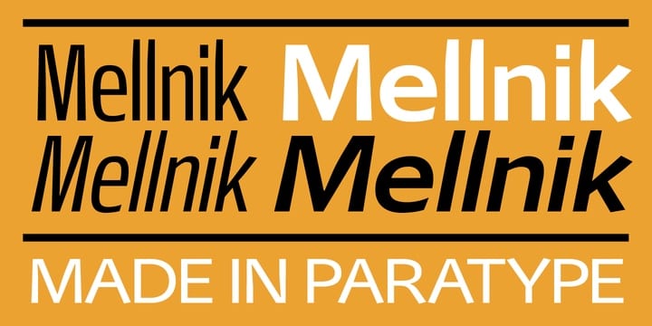 Mellnik Font