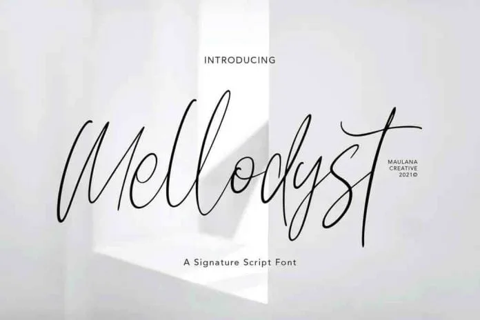 Mellodyst Signature Font