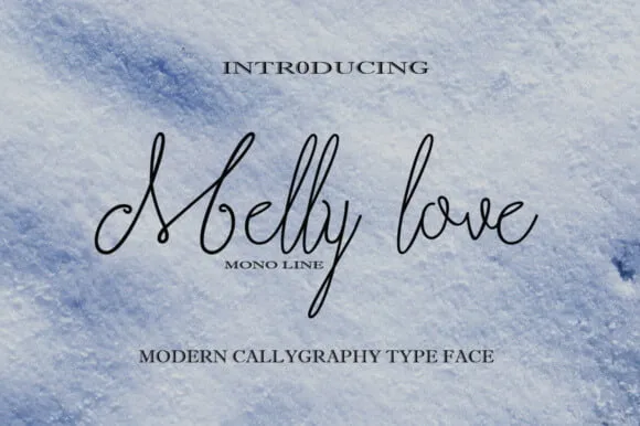 Melly Love Font