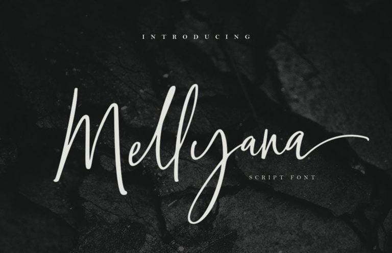 Mellyana Script  Font Free Download