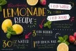 Melon Mojito Font + Vectors