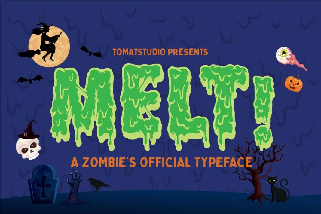 Melt - Zombie Fonts