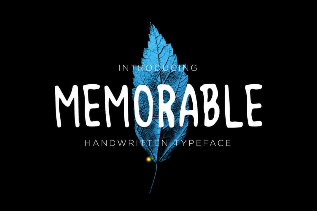 Memorable Font