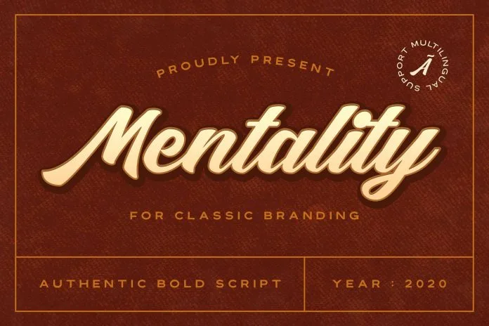 Mentality - Authentic Bold Script fontMentality - Authentic Bold Script font