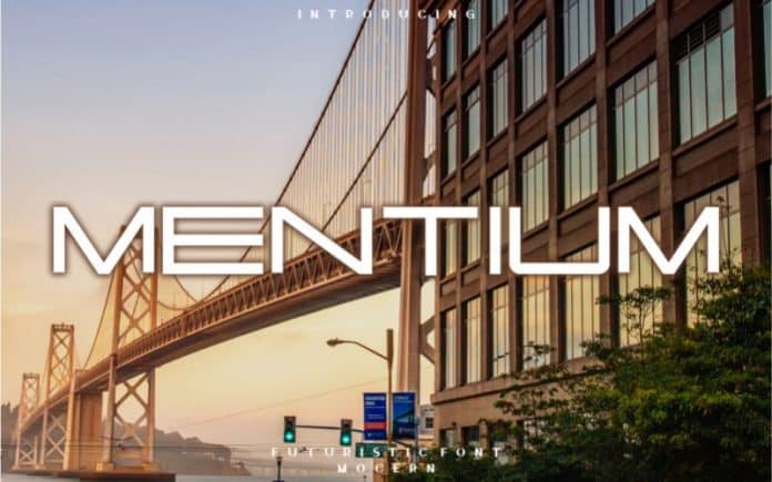 Mentium Display Font