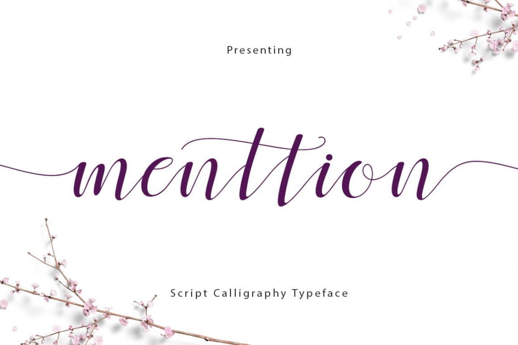 Menttion Script Font