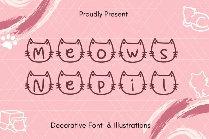 Meows nepil font