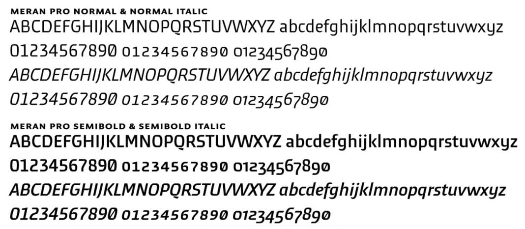 Meran Font Family