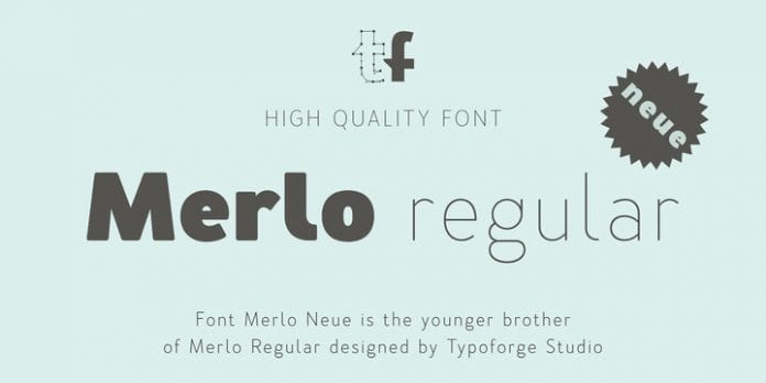 Merlo Neue Font Family