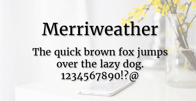 Merriweather Font