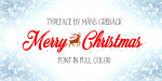 Merry Christmas Color Font
