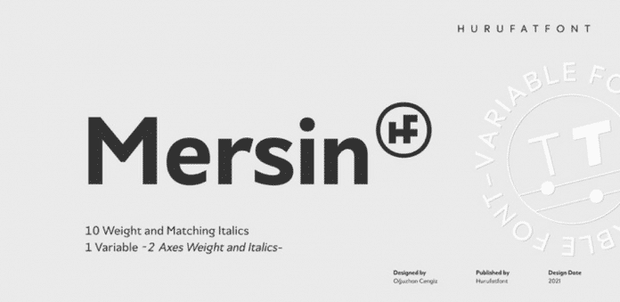 Mersin (c) Hurufatfont Font