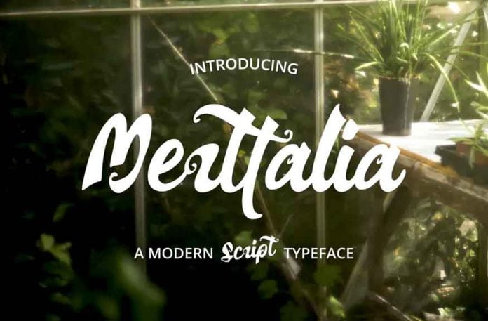 Merttalia Modern Script Font