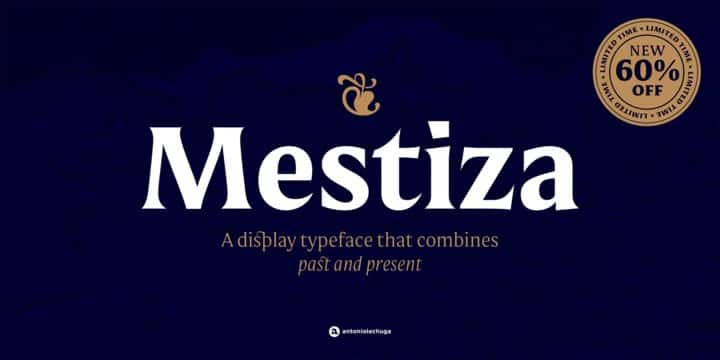 Mestiza font