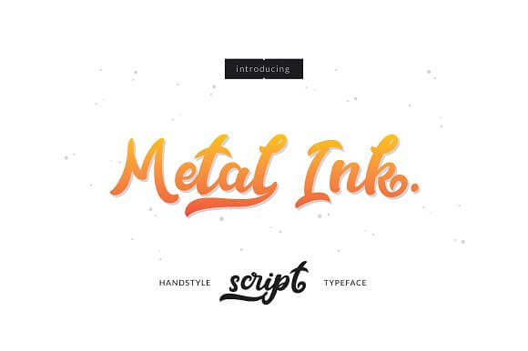 Metal Ink Font