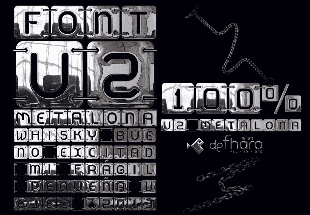 U2 Metalona Font