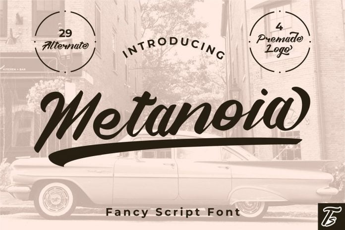 Metanoia - Fancy Script Font
