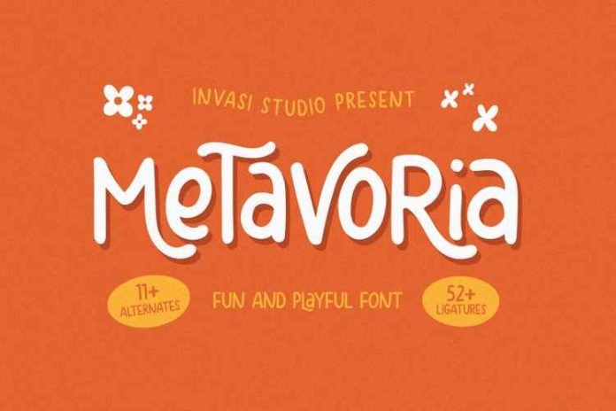 Metavoria - Playful Font
