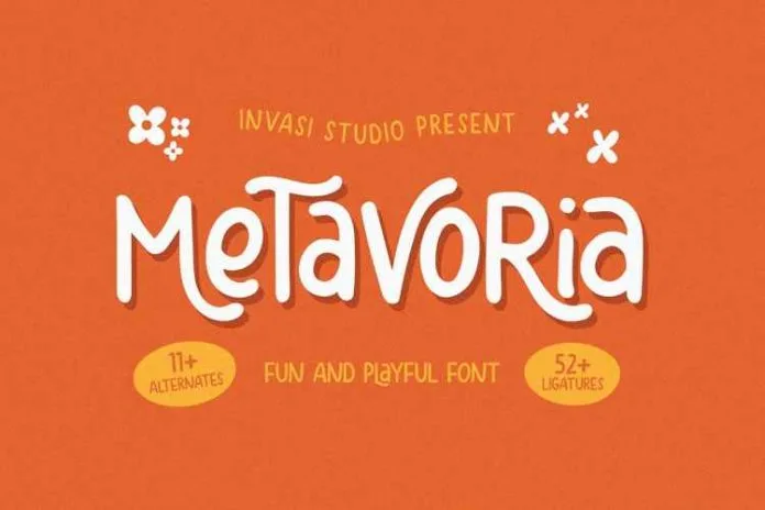 Metavoria - Playful Font