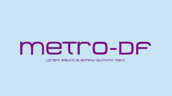 Metro DF Font