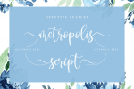 Metropolis Script Font