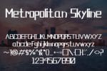 Metropolitan Skyline Font