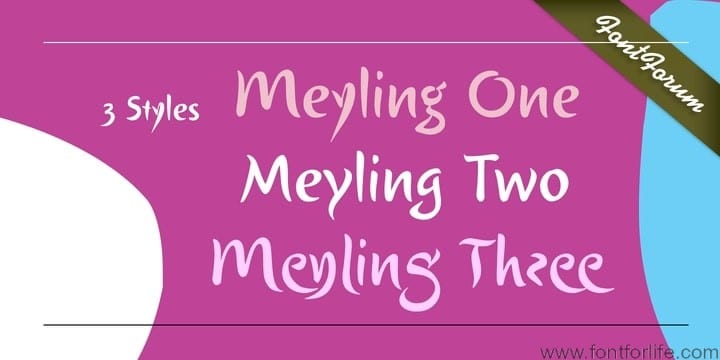 Meyling Font Family