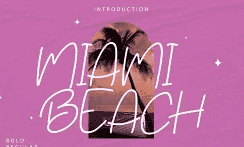 Miami Beach Font
