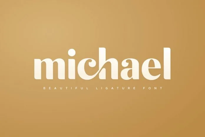 Michael - Beautiful Ligature Font