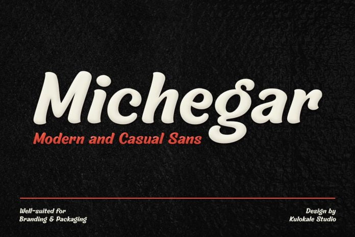 Michegar - Modern and Casual Sans Font