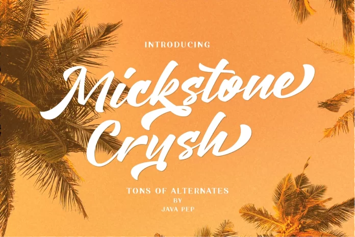 Mickstone Crush Font